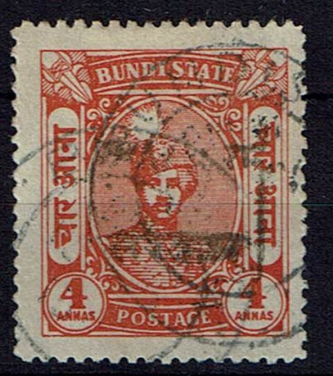 Image of Indian Feudatory States ~ Rajasthan SG 5A FU British Commonwealth Stamp